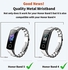 Mobilic Bracelet Compatible For Honor Band 5 Band 4 Strap Replacement Strap Band Honor Band 4/5, Stainless Steel Metal Wrist Strap Wristband Watchband Accessories For Honor Band 5/4, Silver