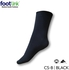 Footlinkonline Casual Sock - Free Size (Black)