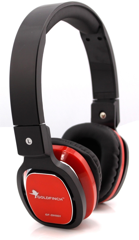 GoldFinch Headset with Microphone GF-DH101 Black/Red