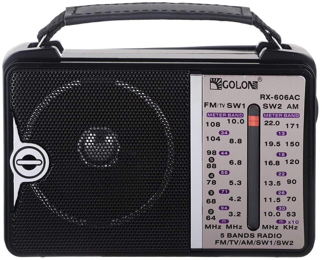 Get Golon RX-606AC, FM Radio - Black with best offers | Raneen.com