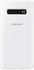 Samsung غطاء جالكسي s10 بلس+ clear view سهل التحكم مع ux مخصص - ابيض