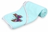 babyshoora Blanket For Babies, Premium Cotton Decorated - Turquoise