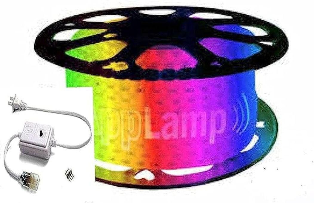 Multi-colored LED Lighting Strip 20M 5050, Waterproof, 220V, RGB Color, 1 Number