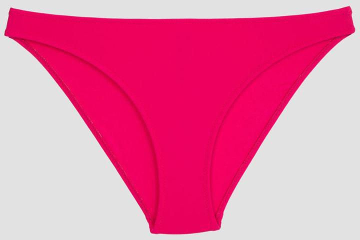 Knit Bikini Bottoms D3D-Fushia Pink