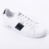 Activ Plain White With Double Side Navy Blue Strips Sneakers