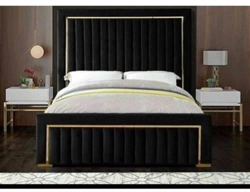 Bed, 120 cm, Black - 1MG