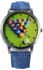 Snooker Unisex Quartz Watch Canvas Steel Bottom -Ice Blue