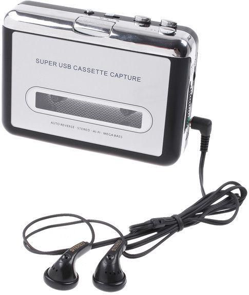 Tape to PC USB Cassette-to-MP3 Converter Capture Audio Music Player ,V345