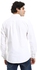 Andora Button Down Collar Long Sleeves Shirt - White
