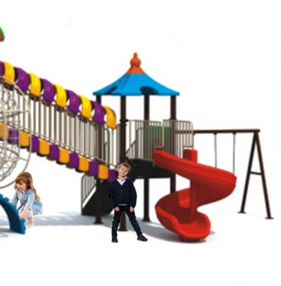 Megastar - Carnival Gigantic Kids Playcentre Amusement Swing Slide Set - L1225 X W588 X H600 Cms- Babystore.ae