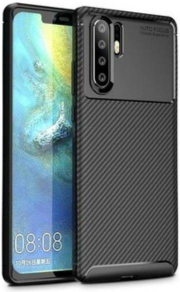 back cover leather for huawei p30 pro -black