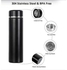 ROG-Stainless Steel Vacuum Flask with Cup, 500ml Double Wall Insulated Water Bottles, Leak Proof Thermos For Hot Drinks or Cold, Navy Blue)