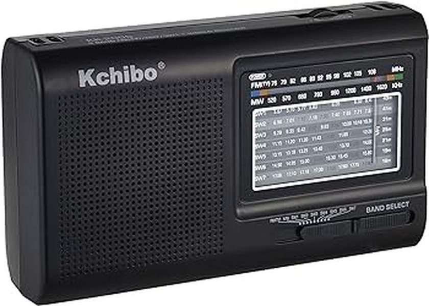 Kchibo راديو - كهرباء / بطارية - أسود