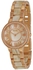 FOSSIL ES3716 Virginia Rose-Tone and Horn Acetate Stainless Steel Watch