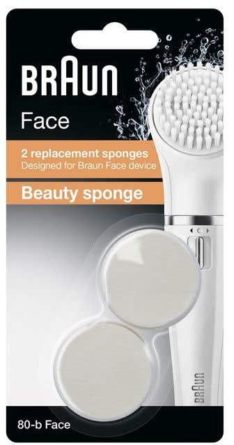 Get Braun Silk-Epil 80-b Face Beauty Sponge - White with best offers | Raneen.com