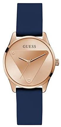 GUESS Emblem Collection Analog Rose Gold Dial Women's Watch-GW0509L1, Rose Gold