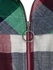 Plus Size Madras Plaid Hooded Elastic Waist Zipper Coat - 2x