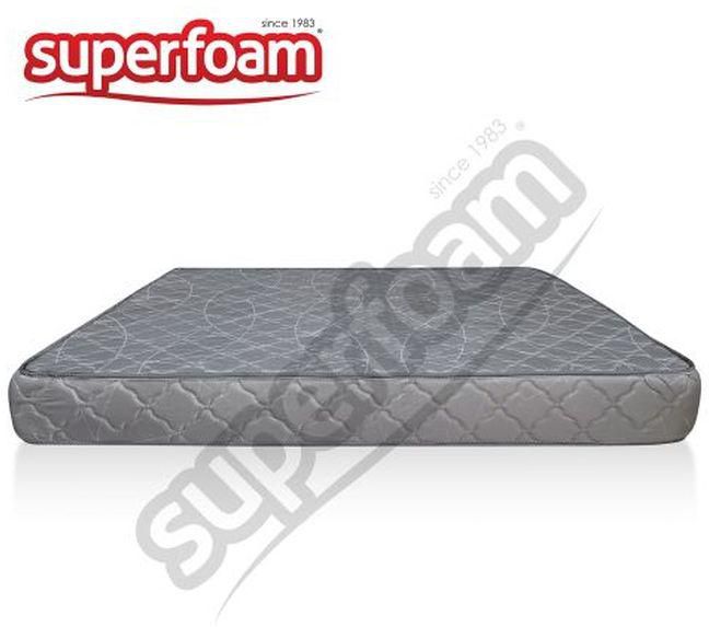 Superfoam Premium High Density Quilted Mattress-Grey