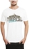 Ibrand S14 Unisex Printed T-Shirt - White, 2 X Large