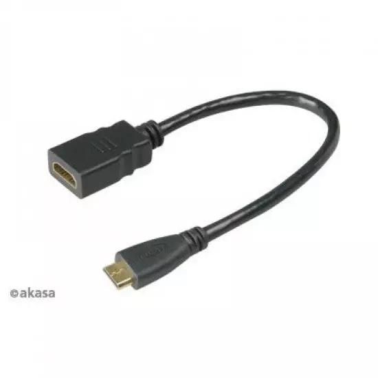 Akasa - HDMI to mini HDMI adapter - 25 cm | Gear-up.me