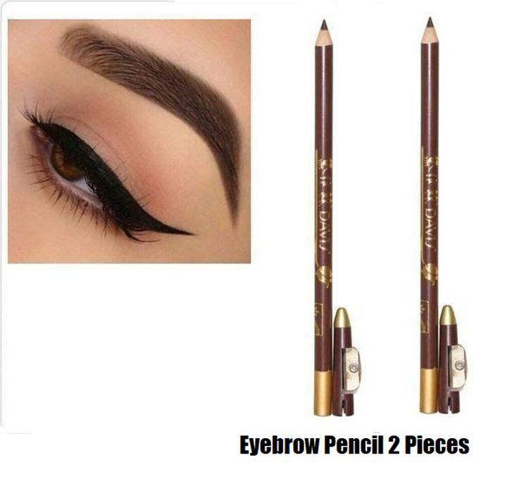 Davis Eyebrow Pencil Colour No. 3 Dark Brown 2 Pieces