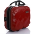 Crossland Makeup Travel Case Hard Shell Cosmetic - Red