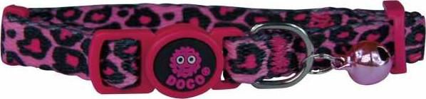 DOCO® LOCO Cat Collar Pattern Printed (DCAT002) Pink Leopard