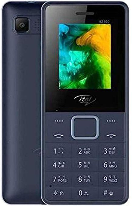 Itel 2160 - 1.77-inch – 2G -Dual SIM Mobile Phone - DARK BLUE