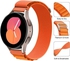 Durable Band 22 Compatible With Huawei Watch /GT2 / GT2 PRO / GT Runner / GT3 / GT3 Pro / GT4 / GT4 Pro / GT1 46mm, TenTech Knitted Alpine Loop Sports Band – Orange