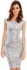 ديفا لندن فستان نسائي للسهرات ،مقاس L ، فضي ،D2114
