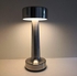  مصباح LED مكتبي لاسلكي من الألومنيوم قابل لإعادة الشحن (فضي)