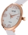 August Steiner Women's Mother of Pearl Dial Leather Band Watch - AS8165WTR