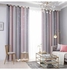 Double Layer Star Window Curtains Multicolour