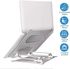 Laptop Stand, Ergonomic Aluminum Computer Stand for Desk, Adjustable Laptop Riser with Heat-Vent, Multi-Angle Holder Compatible with MacBook Air/Pro, Dell, HP, Lenovo, More 10-17" Laptops