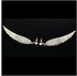 Venico High Quality Lovely Angel's Wings Shape With Alloy Micro Diamond Earrings Gold