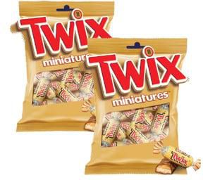 Twix Miniatures Chocolate Value Pack 2 x 150 g
