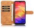 DG.MING Retro Oil Side Horizontal Flip Case For Xiaomi Redmi 7, With Holder & Card Slots & Wallet (Brown)
