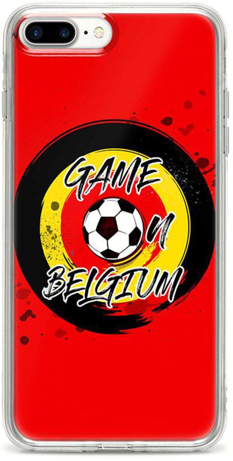 Protective Case Cover For Apple iPhone 8 Plus Game On Belgium Full Print