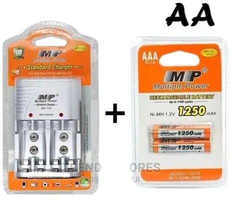 MP Standard Charger For AA ,AAA 9V Rechargeable Battery Charger + AA MP Rechargeable Battery