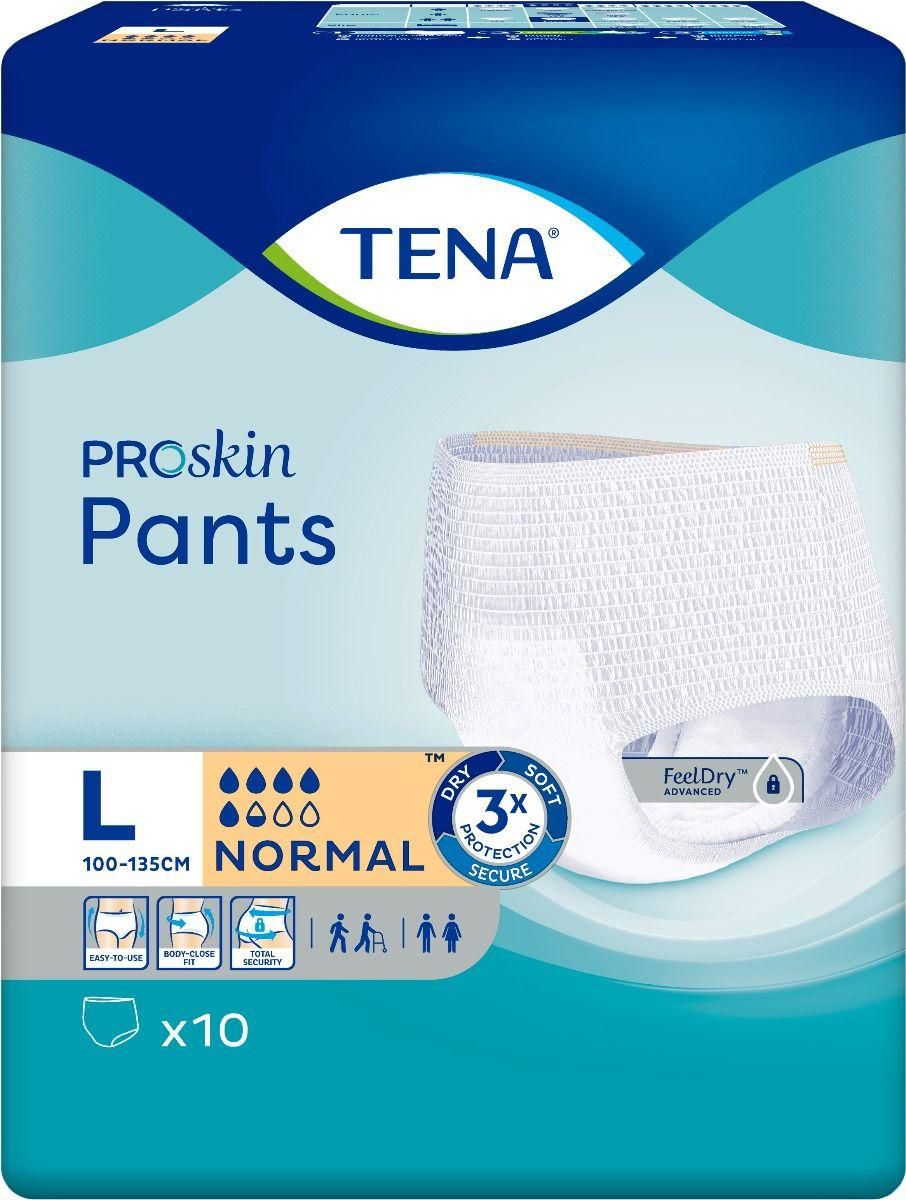 Tena Adult Pants Normal Large - 10 Pcs