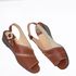 Silver Shoes Women Beige*brown Medical Sandal Made Of Genuine Leather