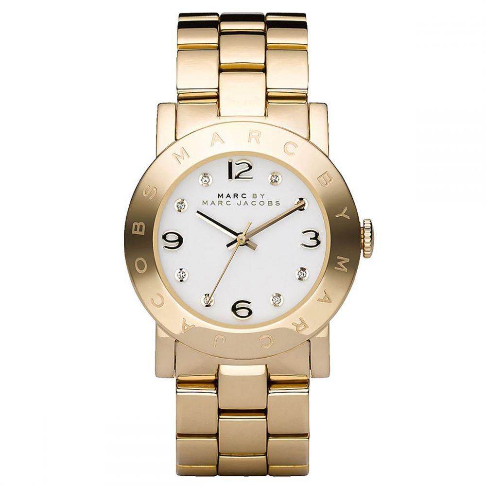 Marc by Marc Jacobs Amy Women's White Dial Stainless Steel Band Watch - MBM3056