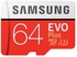 SAMSUNG Memory Card Micro SD 32GB 64GB 128GB 256GB SDHC SDXC Grade EVO+ Class 10 C10 UHS TF SD