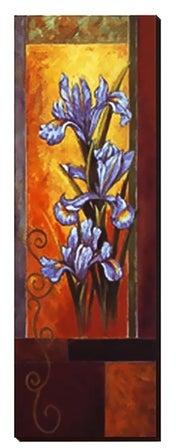 Decorative Wall Painting With Frame Purple/Yellow/Red 40x120cm