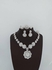 Luxury Choker Jewelry Set; Necklace,Ring,Earrings, Bracelet 4-in-1 For Ladies
