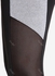 Plus Size Mesh Panel Colorblock Capri Leggings - 3x | Us 22-24