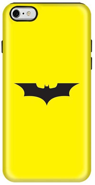 Stylizedd Apple iPhone 6 Plus / 6S Plus Dual Layer Tough case cover Gloss Finish - Iconic Bat