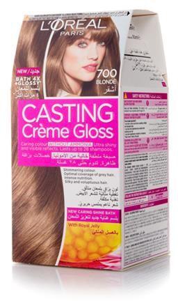 L'Oreal, Paris Casting Crème Gloss Hair Color Blonde 700 - 1 Kit