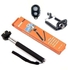 Retractable Selfie Monopod with Bluetooth Wireless Remote Shutter Black color