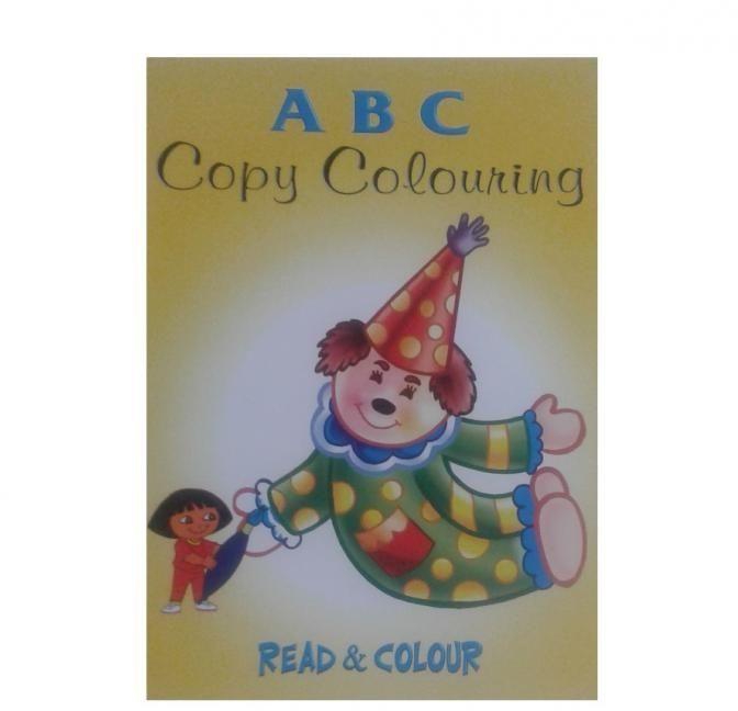 A B C Copy Coloring Book